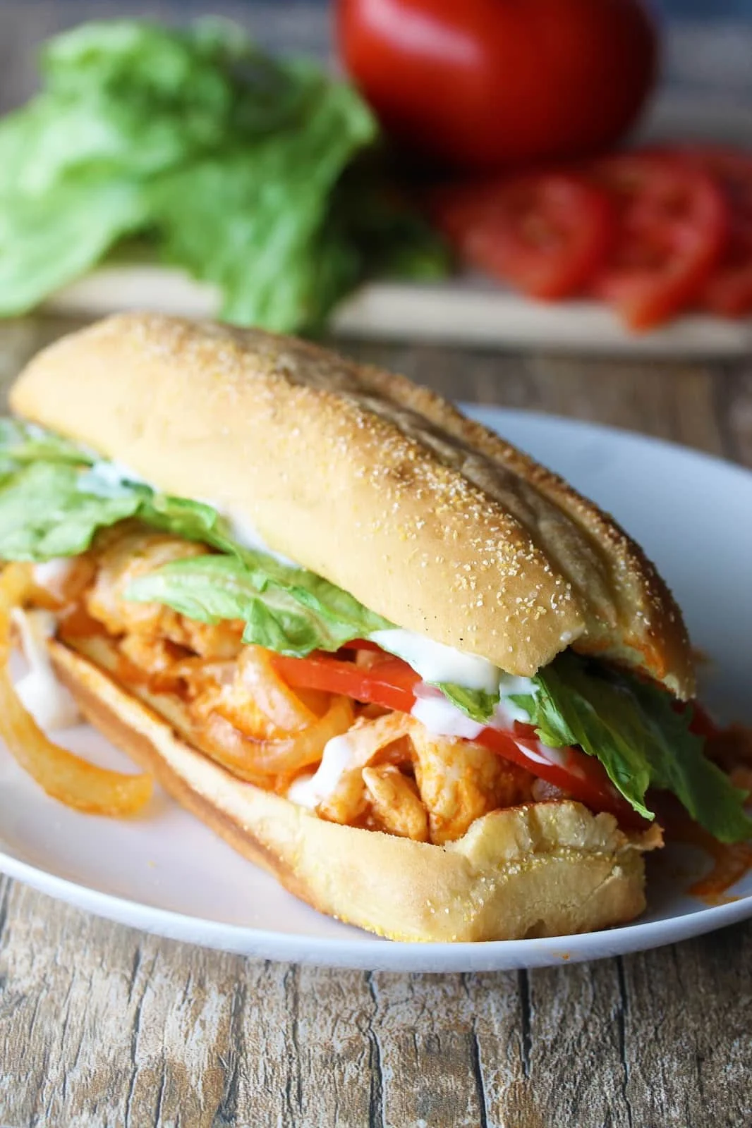 Buffalo Chicken Hoagie