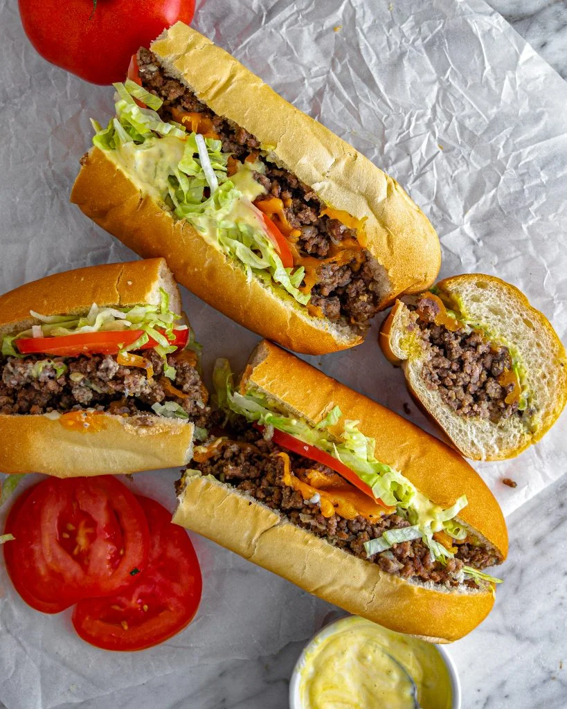 Cheeseburger Hoagie