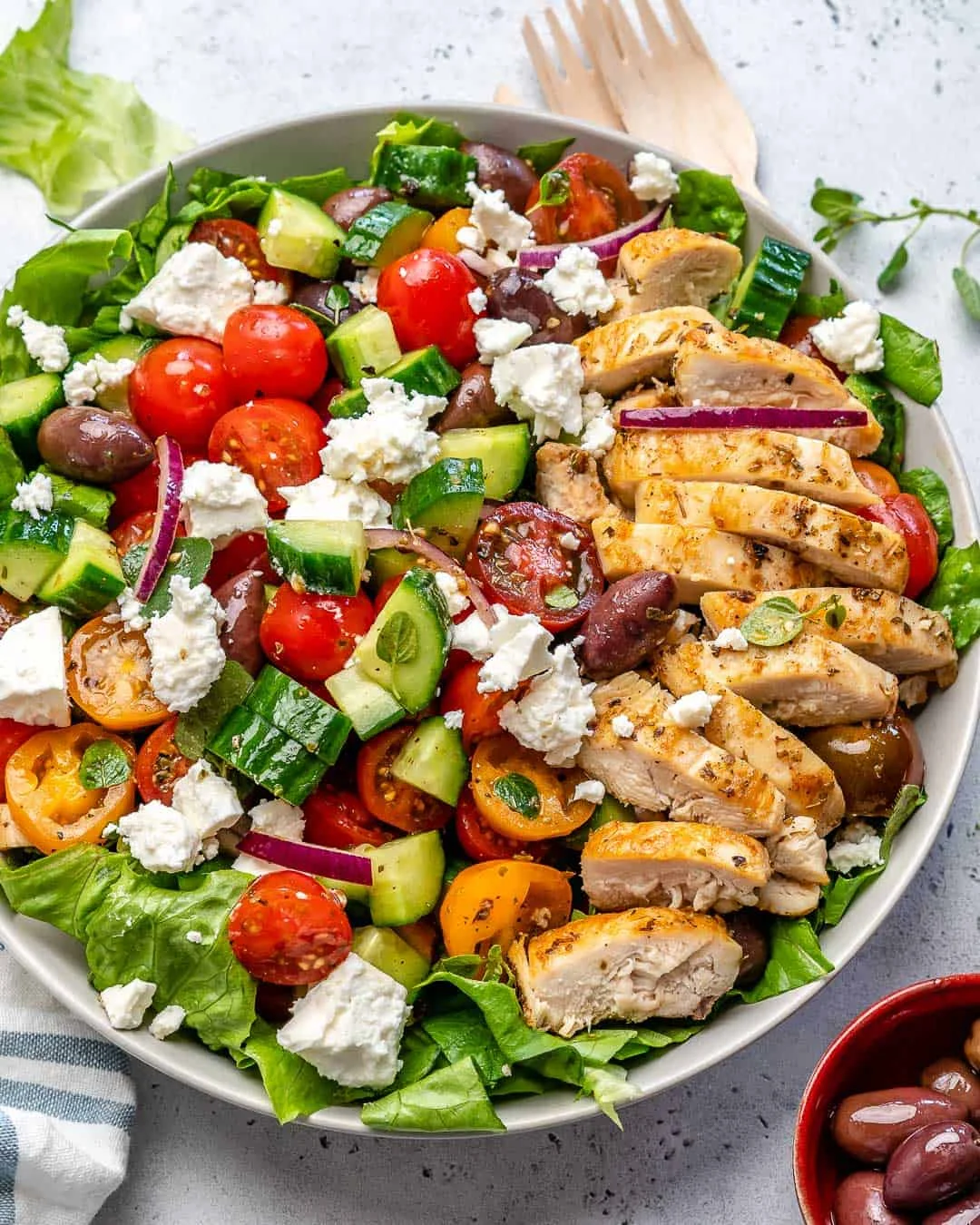 Greek Salad w/ Chicken