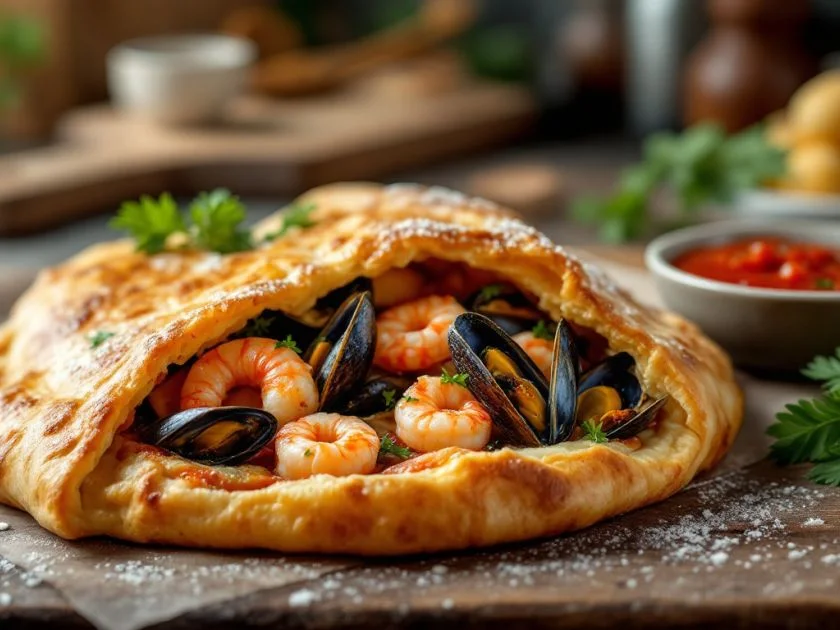 Seafood Calzone