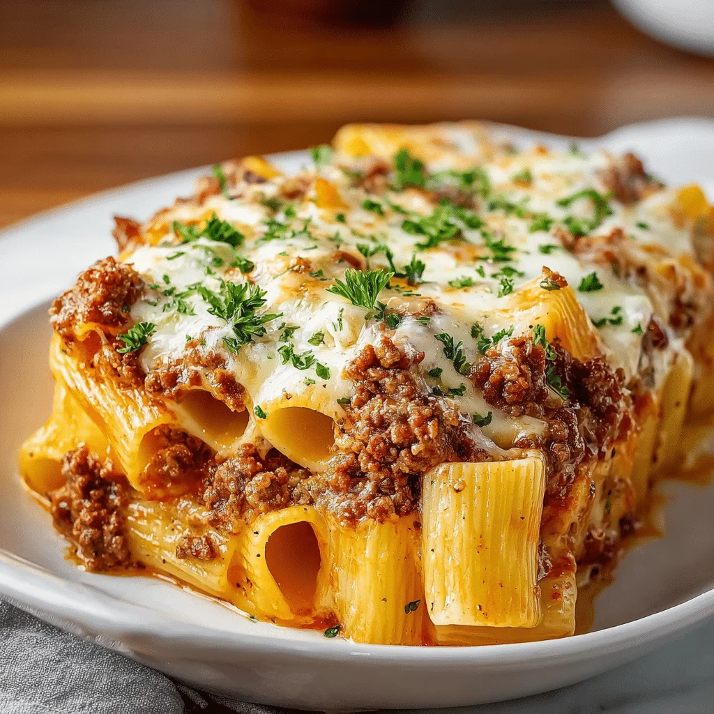 Stuffed Rigatoni
